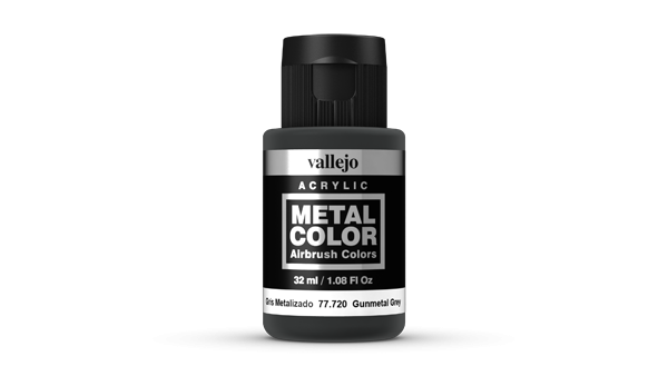 Vallejo Metal Colour - Gunmetal Grey 32ml Acrylic Paint (AV77720) - Good Games