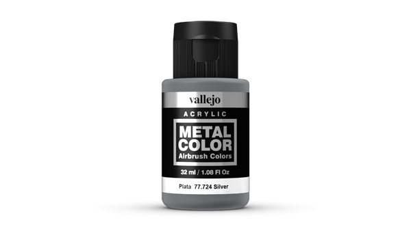 Vallejo Metal Colour - Silver 32ml Acrylic Paint (AV77724) - Good Games