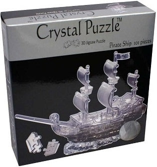 3D Crystal Puzzle - Pirate Ship - Good Games