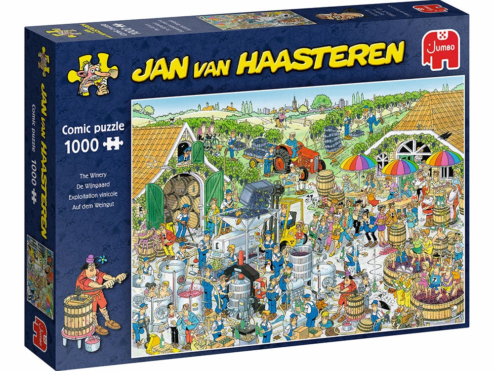 Jan Van Haasteren - The Winery 1000 Piece Jigsaw - Good Games