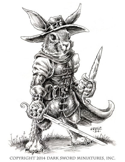 Visions in Fantasy - Critters: Rabbit Dual Wield Swashbuckler - Good Games
