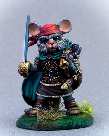 Visions in Fantasy - Critters: Mouse Swashbuckler with Rapier - Good Games