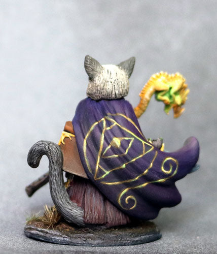 Critter Kingdoms: Siamese Cat Wizard with Staff