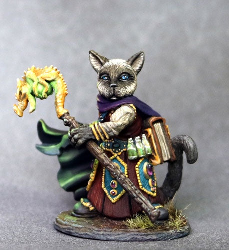 Critter Kingdoms: Siamese Cat Wizard with Staff - Good Games
