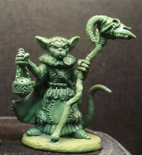 Critter Kingdoms: Sphynx Cat Druid with Staff