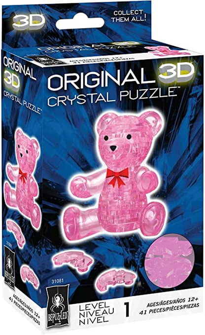 3D Crystal Puzzle - Teddy Bear - Good Games