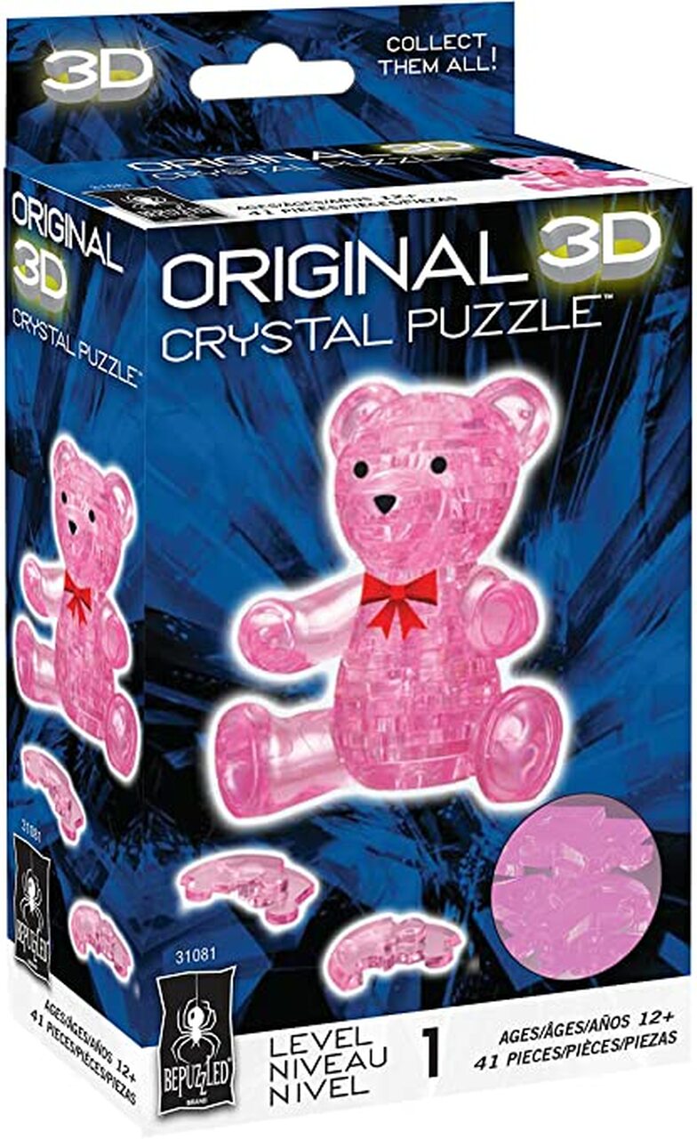 3D Crystal Puzzle - Teddy Bear - Good Games