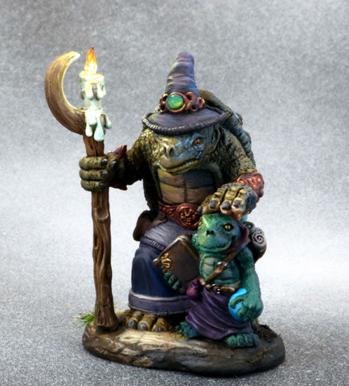 Critter Kingdoms: Tortoise Wizard with Apprentice