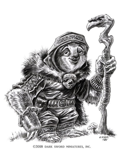 Critter Kingdoms: Sloth Druid with Staff - Good Games