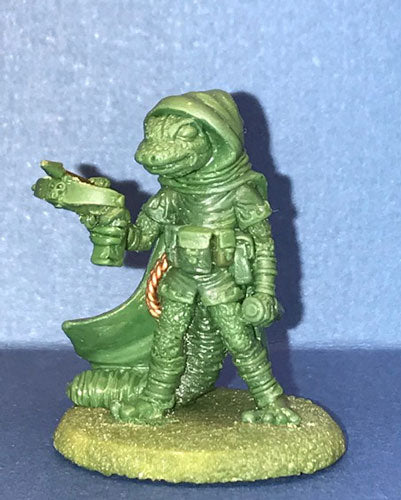 Critter Kingdoms: Gecko Rogue with Crossbow and Dagger