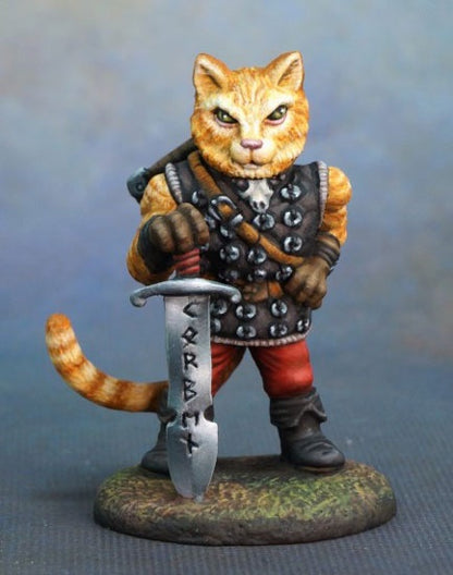 Critter Kingdoms: Korbern - Large Cat Warrior with Sword - Good Games