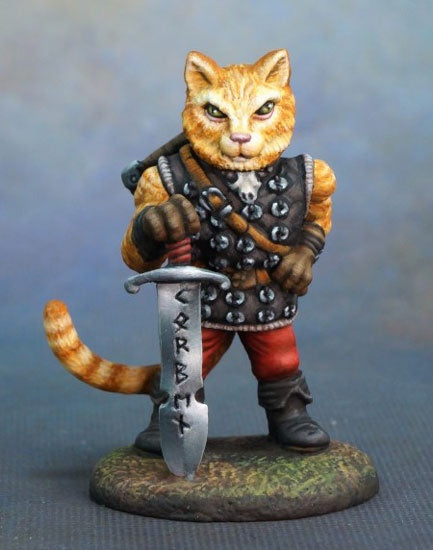 Critter Kingdoms: Korbern - Large Cat Warrior with Sword