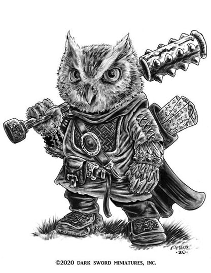 Critter Kingdoms: Owl Cleric with Mace - Good Games