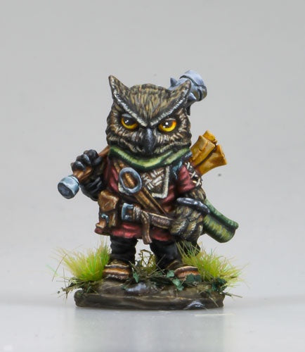 Critter Kingdoms: Owl Cleric with Mace