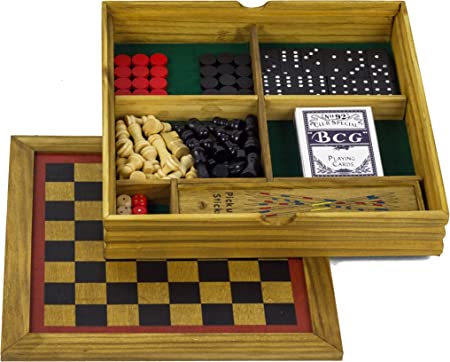 Wood Games W/Shop Six In One - Good Games