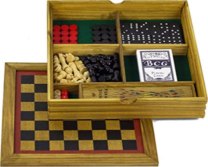 Wood Games W/Shop Six In One - Good Games
