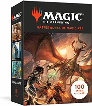 Magic The Gathering Masterworks of Magic Art 100 Postcard Set - Good Games
