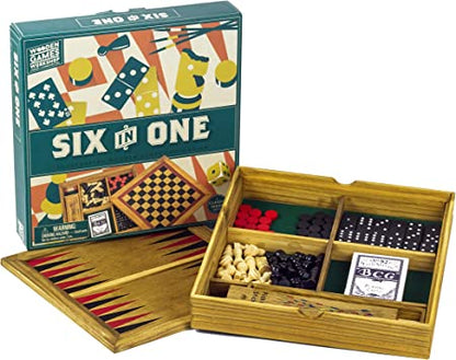 Wood Games W/Shop Six In One - Good Games