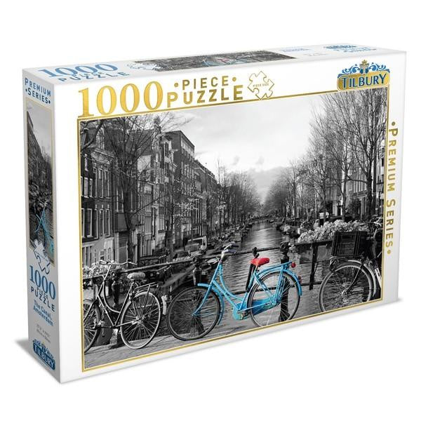 Tilbury - The Canal Amsterdam 1000 Piece Jigsaw