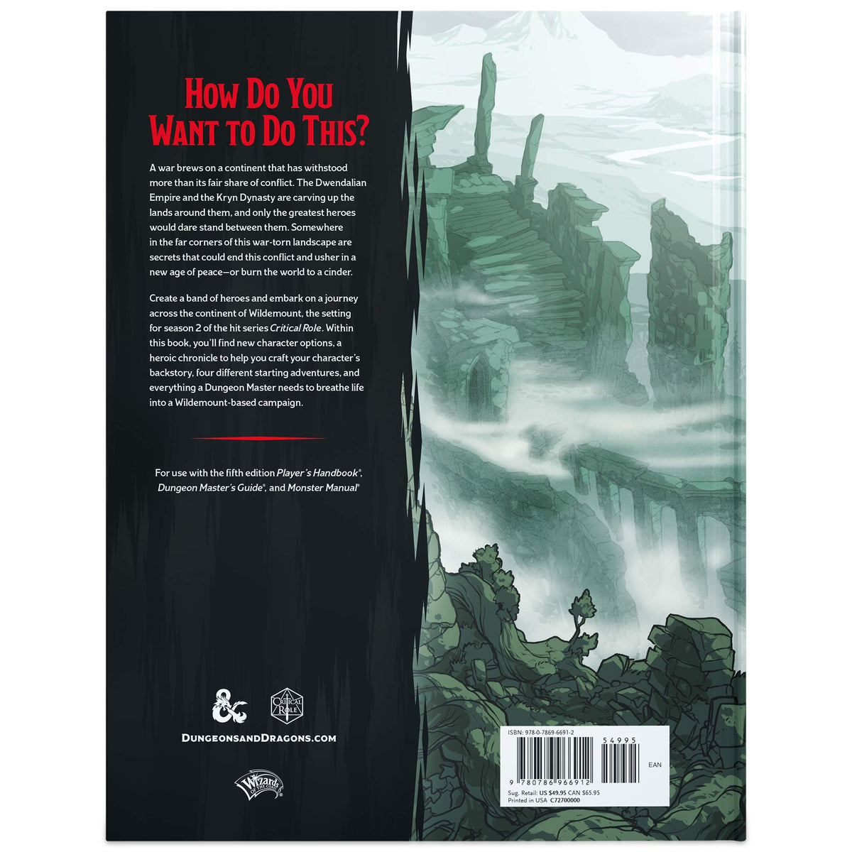 Dungeons &amp; Dragons Explorers Guide To Wildemount