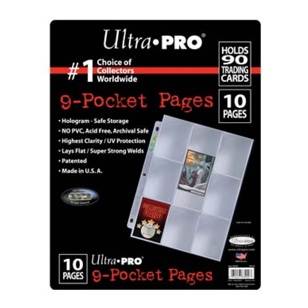 Ultra Pro 9 Pocket Pages (10 Pack) - Good Games