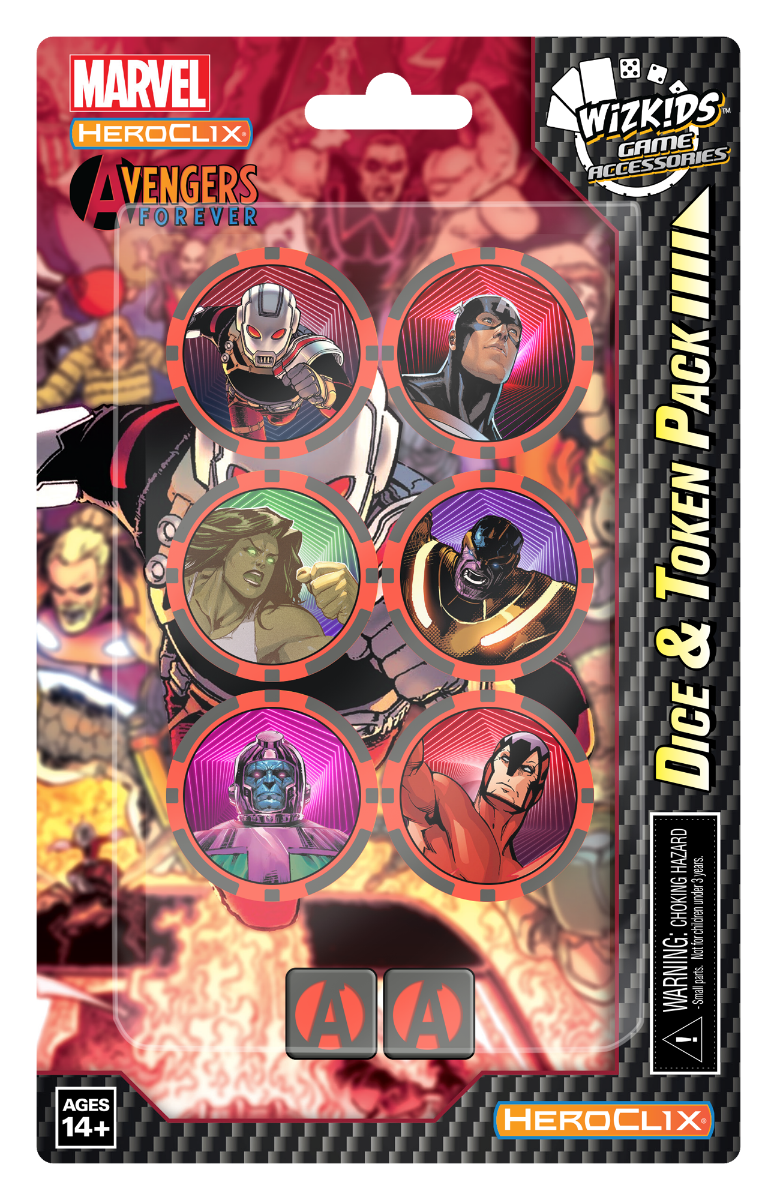 Marvel HeroClix Avengers Forever Dice and Token Pack Ant-Man - Good Games