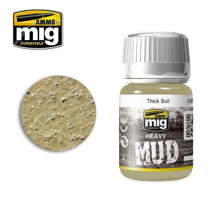 Ammo by MIG Enamel Textures Thick Soil 35ml - Good Games