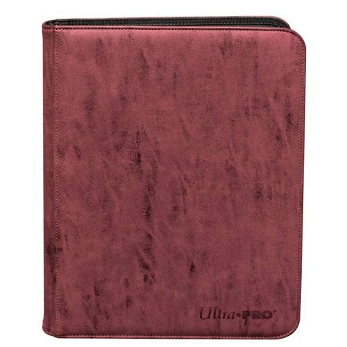 Binder - Premium Pro 9 Pocket Suede - Ruby