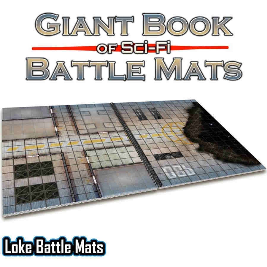 Giant Book of Sci-Fi Battle Mats - Good Games