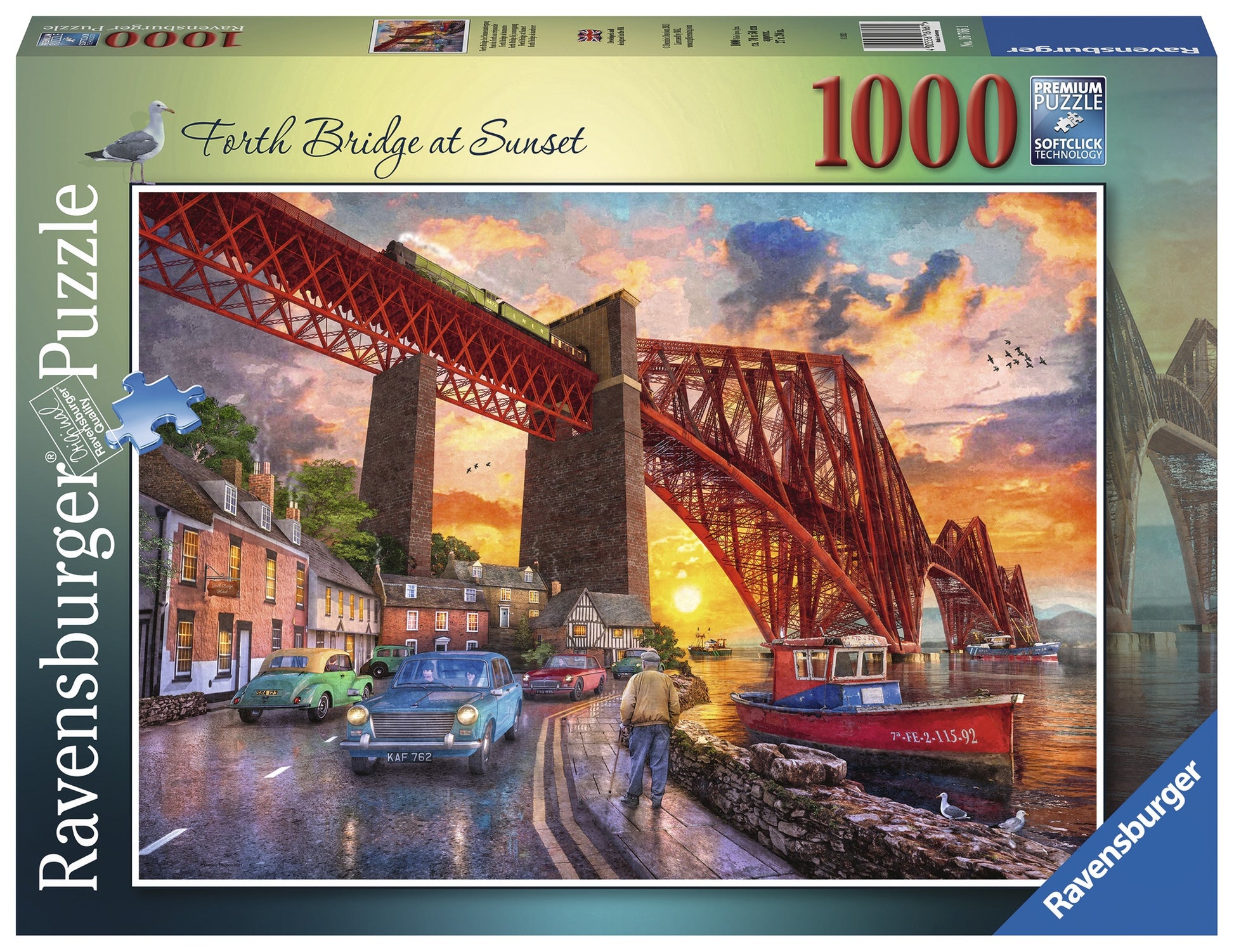 Ravensburger - Forth Bridge at Sunset 1000 Piece Jigsaw - Good Games