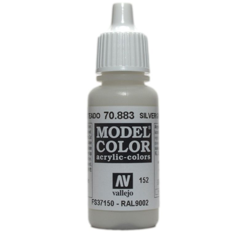 Vallejo Model Colour - Silvergrey 17ml Acrylic Paint (AV70883) - Good Games