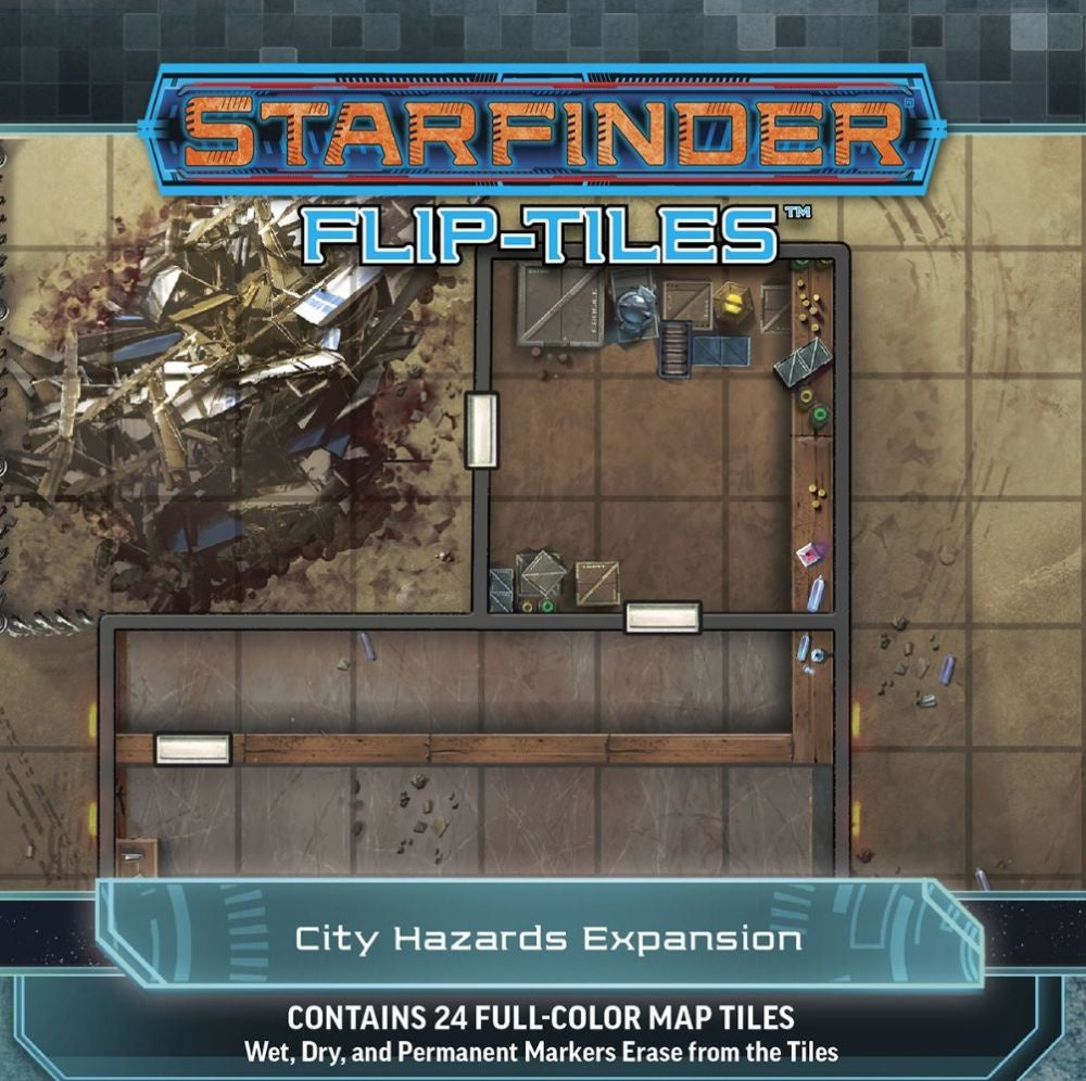 Starfinder Flip Tiles: City Hazards Expansion