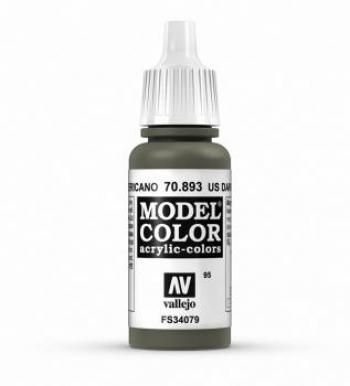 Vallejo Model Colour - Us Dark Green 17ml Acrylic Paint (AV70893) - Good Games