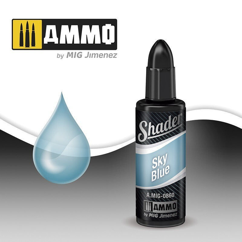 Ammo By MIG Shader Sky Blue 10ml - Good Games