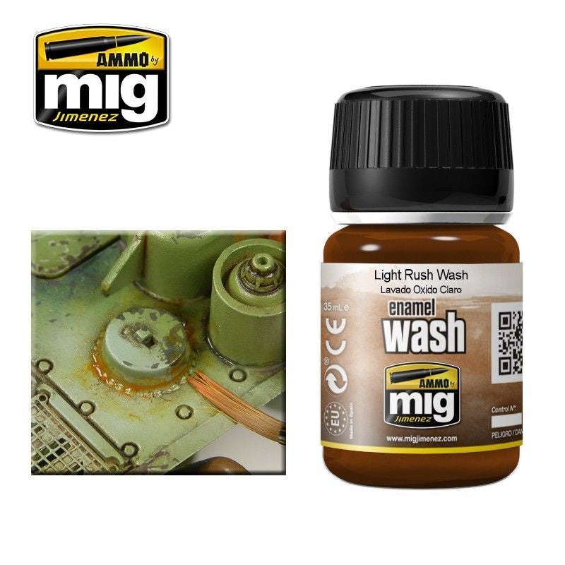 Ammo by MIG Enamel Washes Light Rust Wash 35ml - Good Games