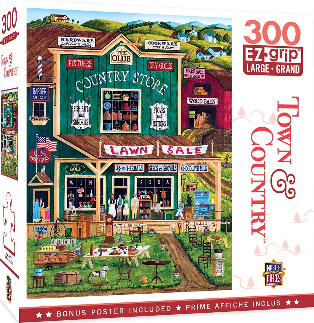 MasterPieces - Town & Country The Old Country Shore Ez Grip 300 pc - Good Games