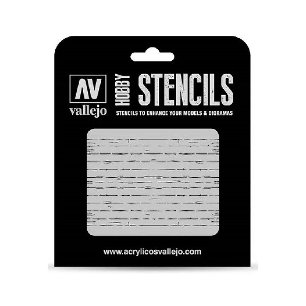 Vallejo Hobby Stencils - Wood Texture Number 1 - Good Games