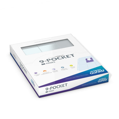 Ultimate Guard - 9 Pocket Pages Standard Size (100) - Good Games