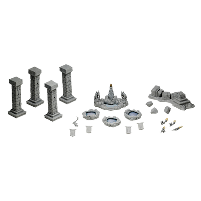 WizKids Deep Cuts Unpainted Miniatures: Pools and Pillars - Good Games