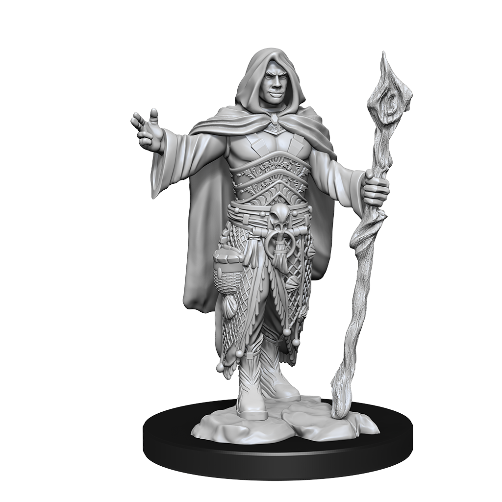 Dungeons & Dragons - Nolzurs Marvelous Unpainted Miniatures Human Druid Male - Good Games