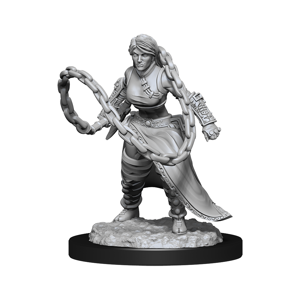 Dungeons & Dragons - Nolzurs Marvelous Unpainted Miniatures Human Monk Female - Good Games