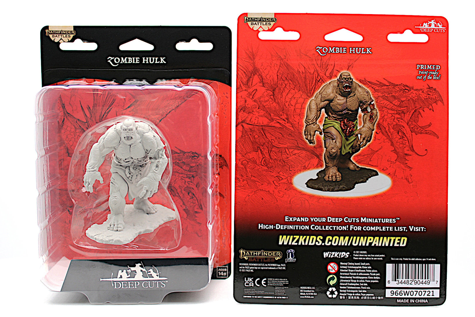Pathfinder Deep Cuts Unpainted Miniatures Zombie Hulk - Good Games
