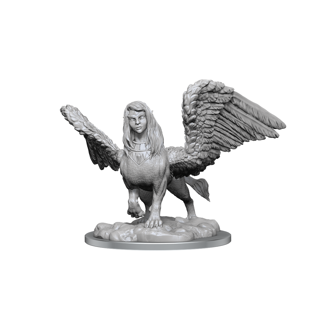 Critical Role Unpainted Miniatures Sphinx Female - Good Games