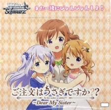 Weiss Schwarz - WS-BT Gochumon Wa Usagi Desu Ka? ~Dear My Sister~ Booster Pack Japanese - Good Games