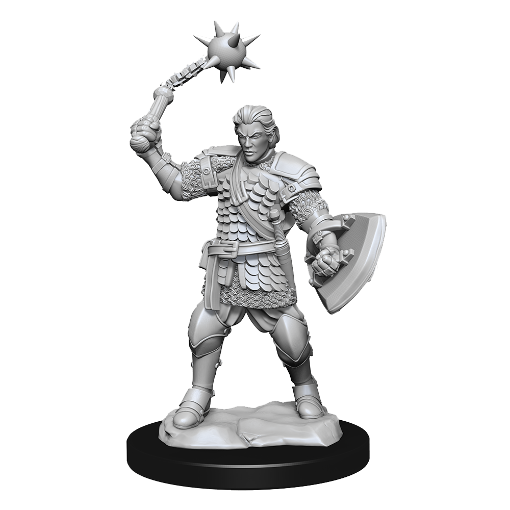 Critical Role Unpainted Miniatures Human Clovis Concord Cleric Male - Good Games