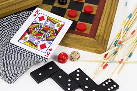 Wood Games W/Shop Six In One