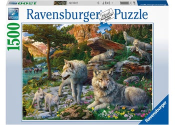 Ravensburger - Wolves in Spring 1500 Piece Jigsaw - Good Games