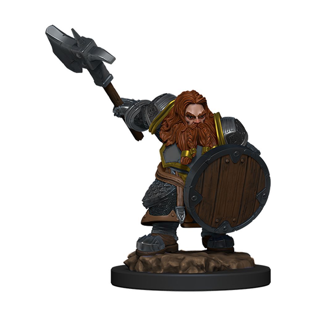 Dungeons & Dragons Premium Painted Figures Dwarf Fighter Male - Good Games