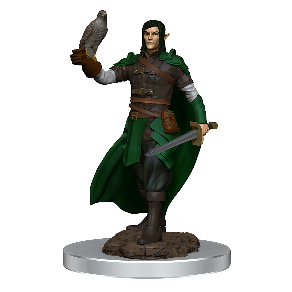 Dungeons &amp; Dragons Premium Painted Figures Elf Ranger Male
