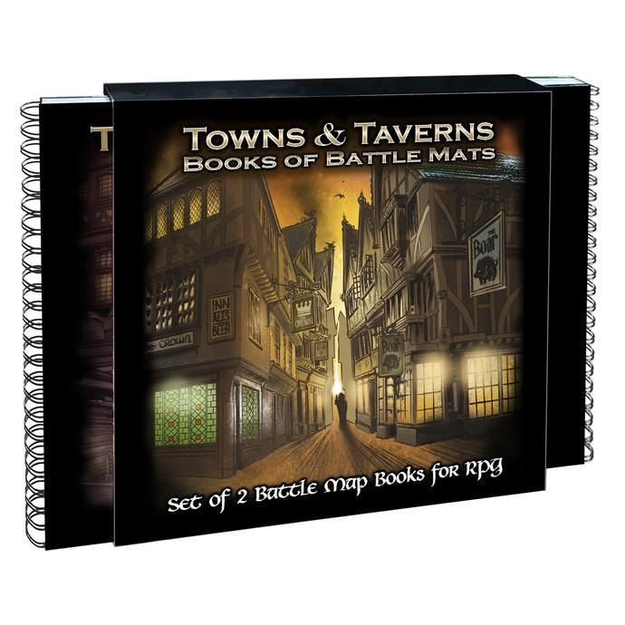 Books of Battle Mats Towns & Taverns - Good Games